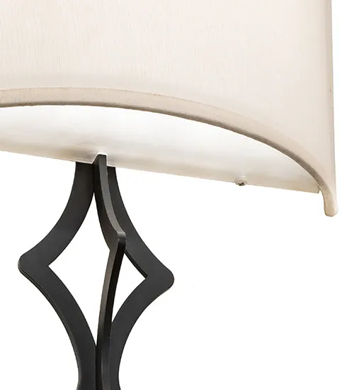 12" Wide Cilindro Diamente Wall Sconce