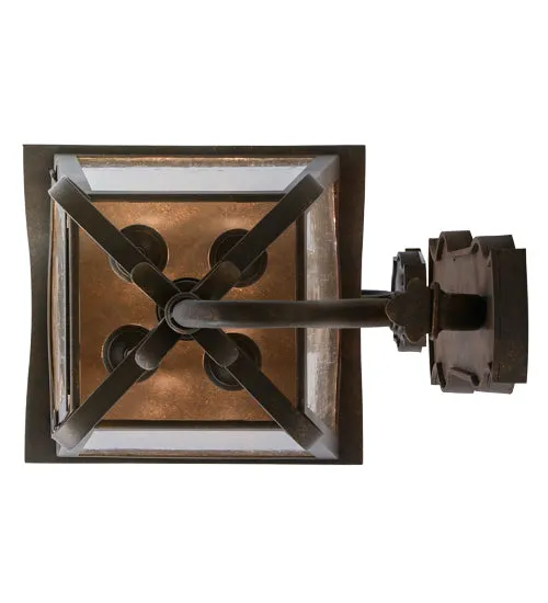 12"W Christian Lantern Wall Sconce