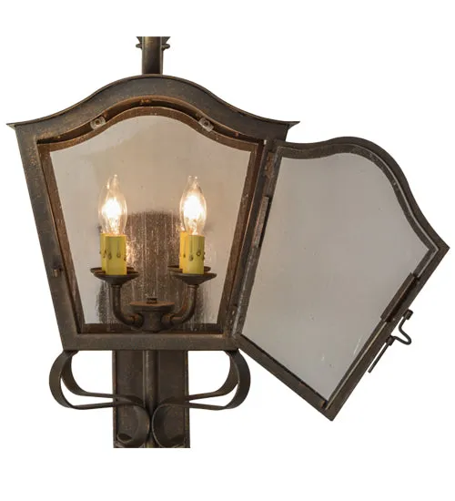 12"W Christian Lantern Wall Sconce