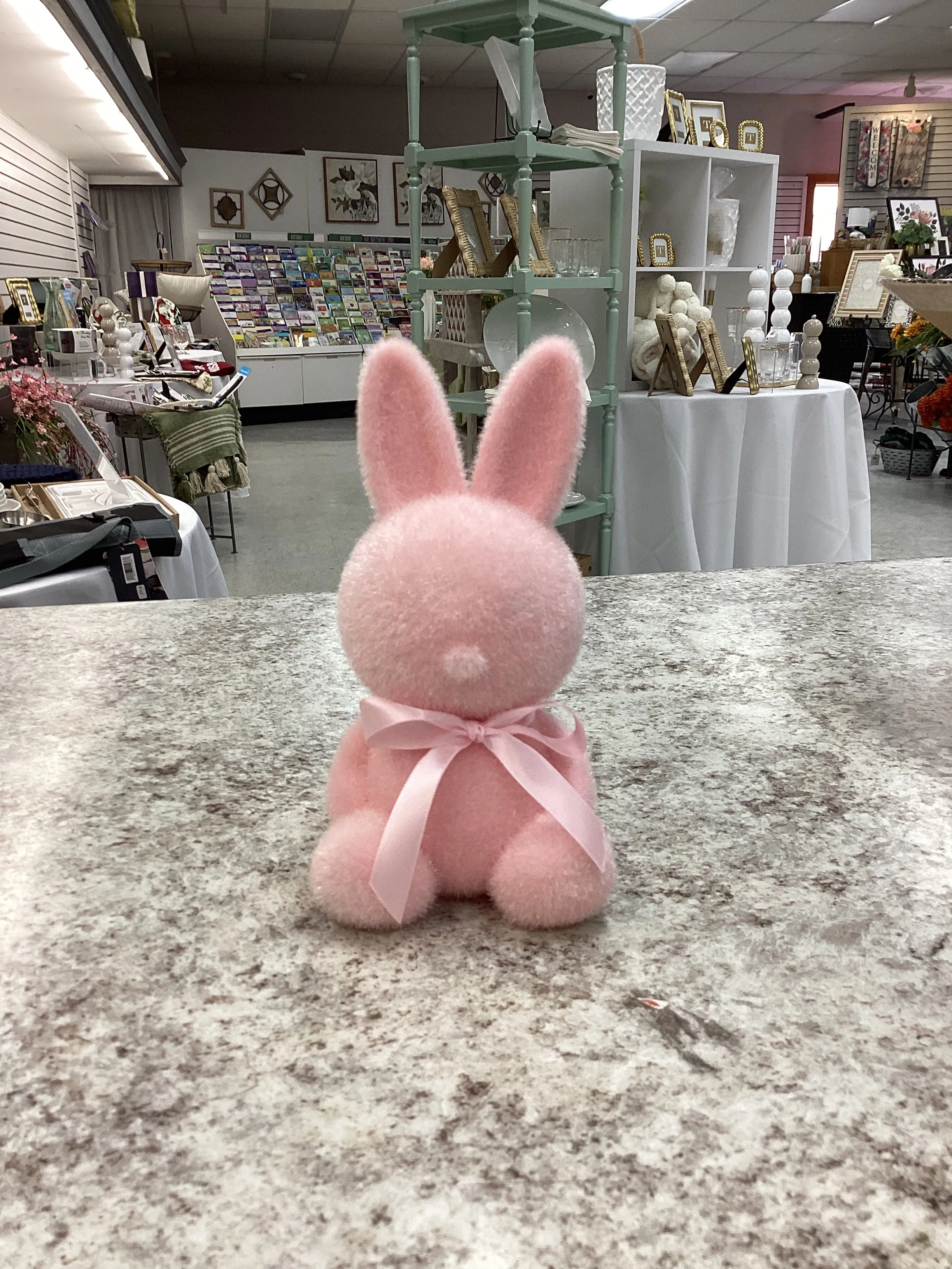 180 Degrees| Flocked Sitting Bunny-small
