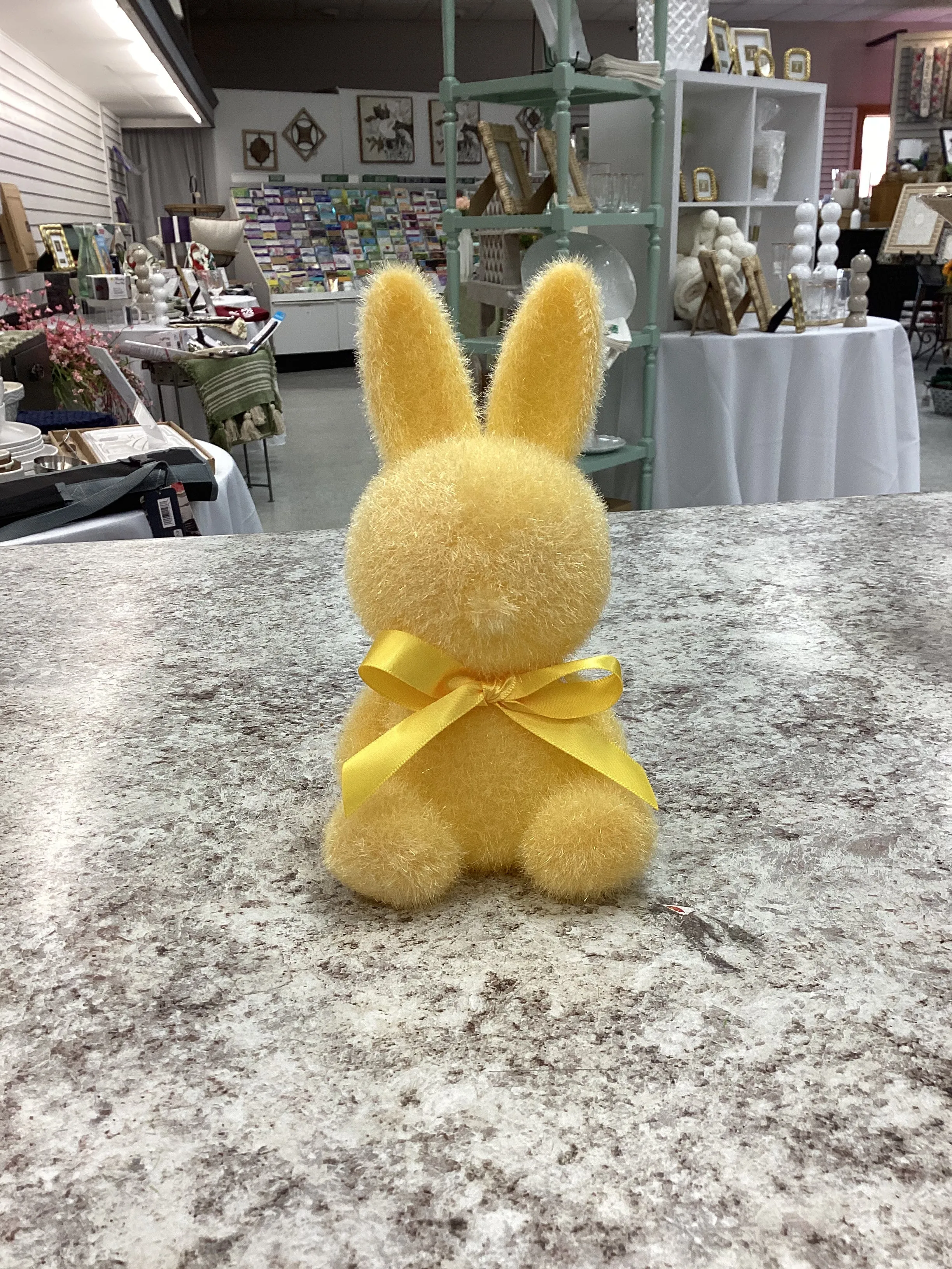 180 Degrees| Flocked Sitting Bunny-small
