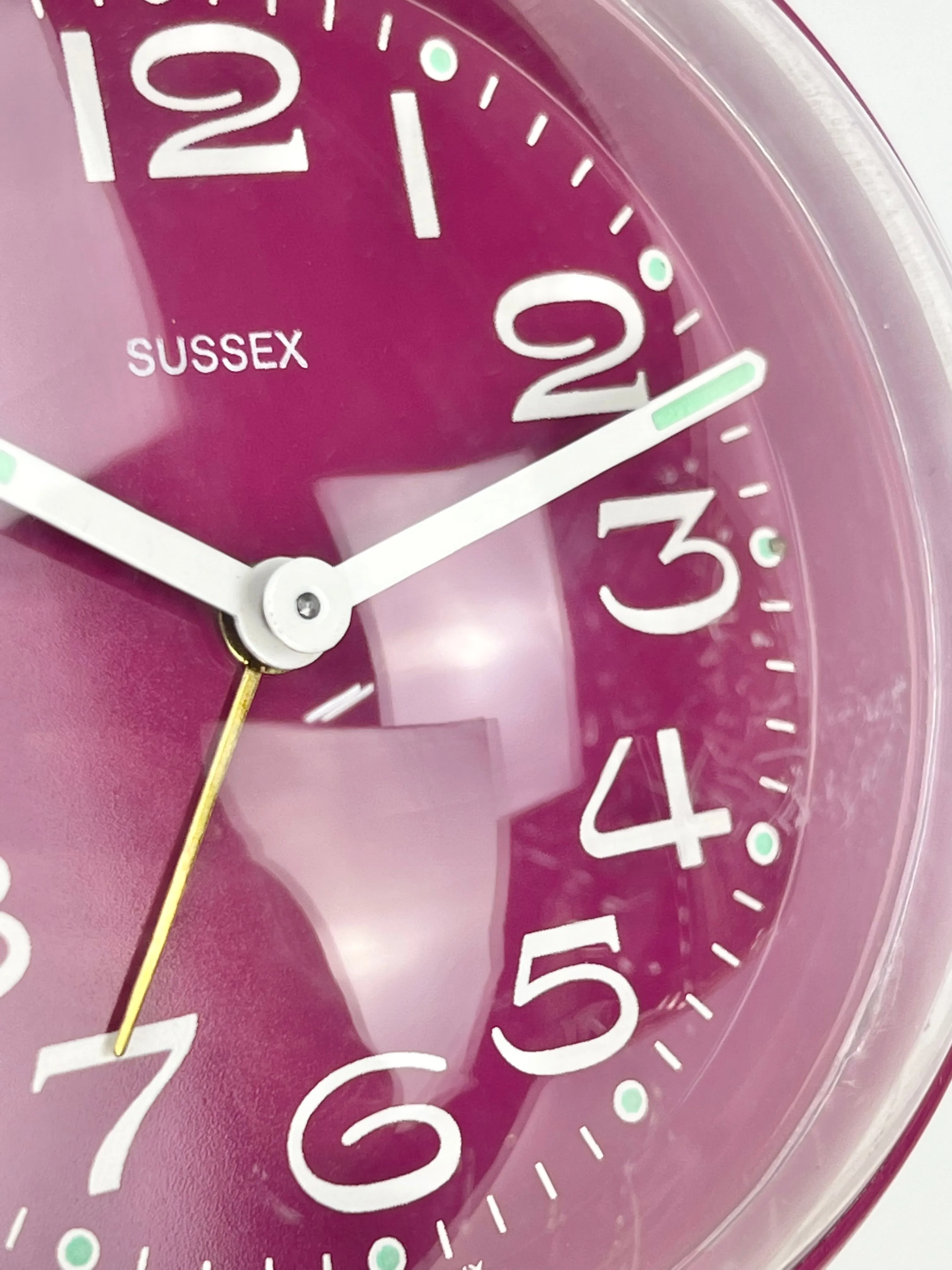 70's West German Space Age Ball   Pedestal Clock