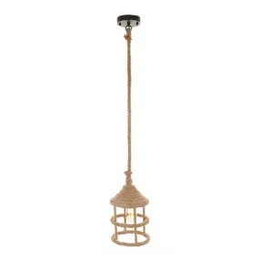 8.5" x 8.5" x 47" Rope - Pendant Lamp