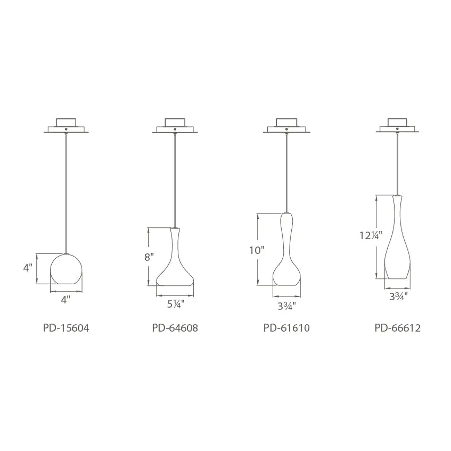 Acid LED Round Pendant