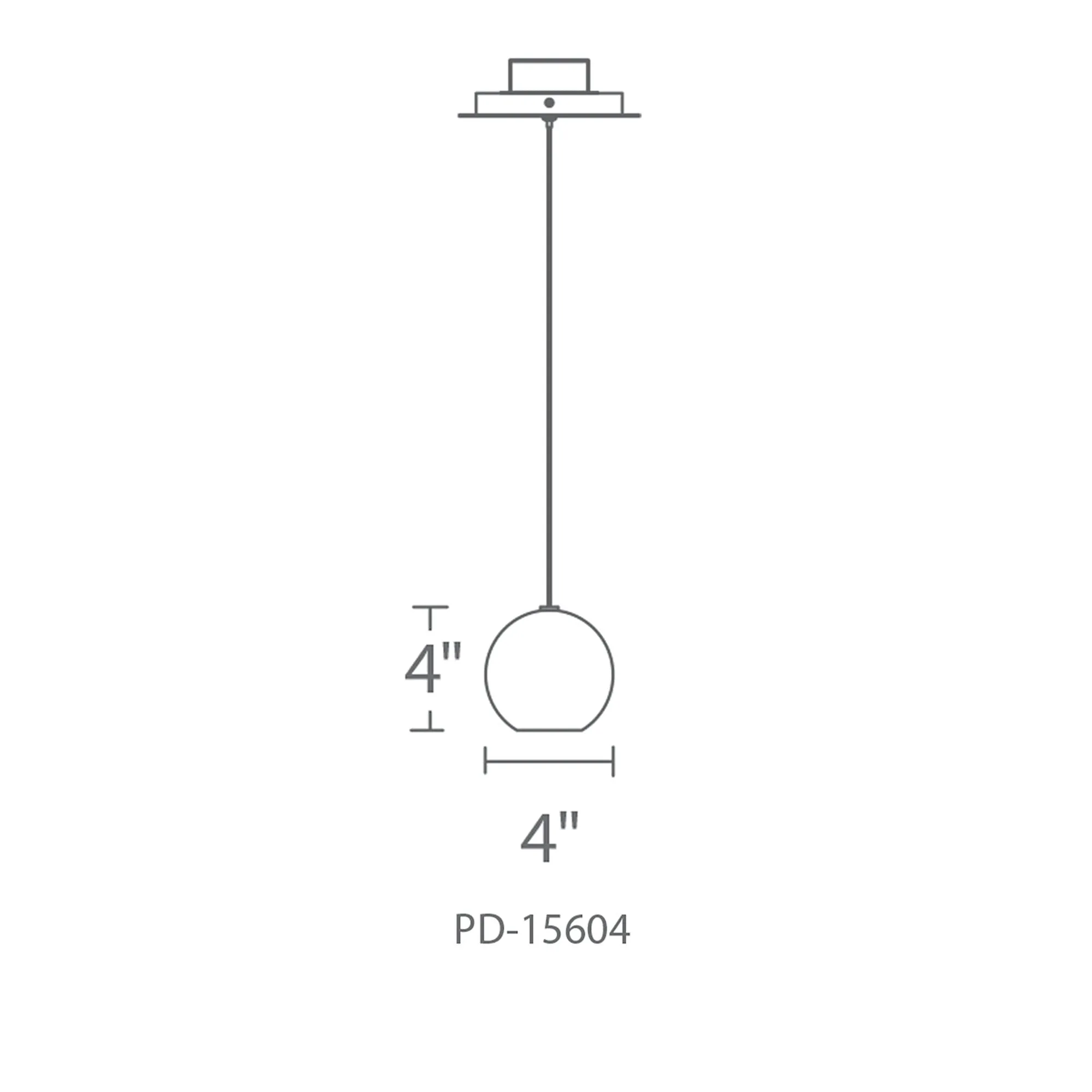 Acid LED Round Pendant