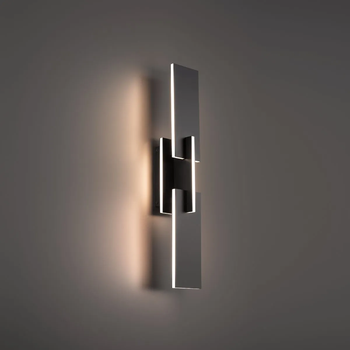 Amari 22 in. LED Wall Sconce Black finish