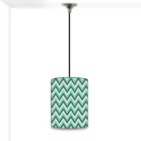 Amazing Ceiling Pendant Lamp - Mint and Gray Chevron