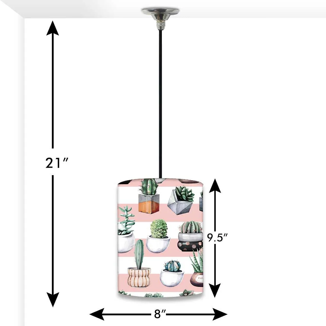 Amazing Hanging Pendant Lamp - Cactus Pots