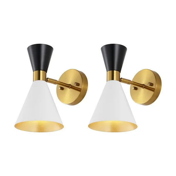 ANOYA 11.5 INCH IRON WALL SCONCE, SET OF 2