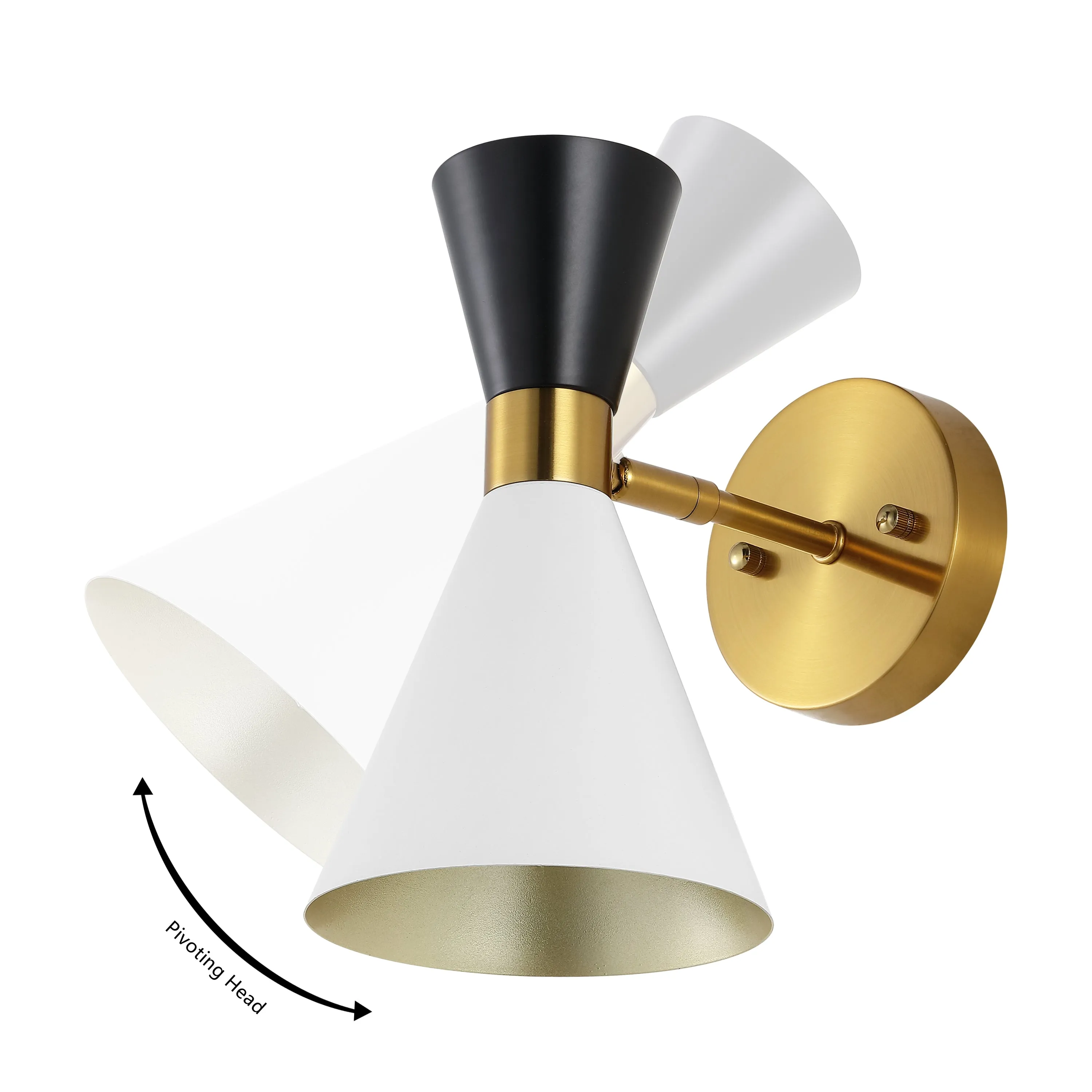 ANOYA 11.5 INCH IRON WALL SCONCE, SET OF 2