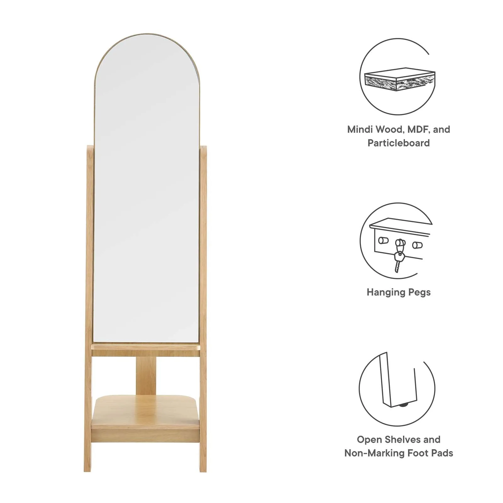 Ascend Standing Mirror By Modway - EEI-6346