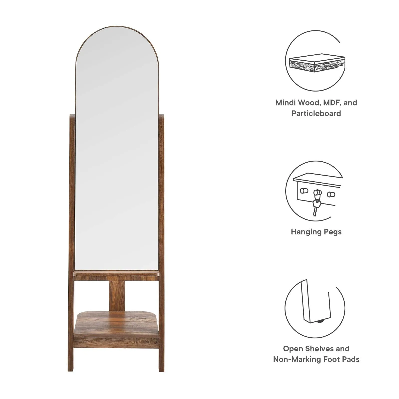 Ascend Standing Mirror By Modway - EEI-6346