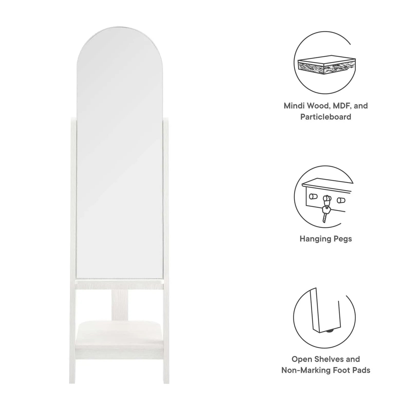 Ascend Standing Mirror By Modway - EEI-6346