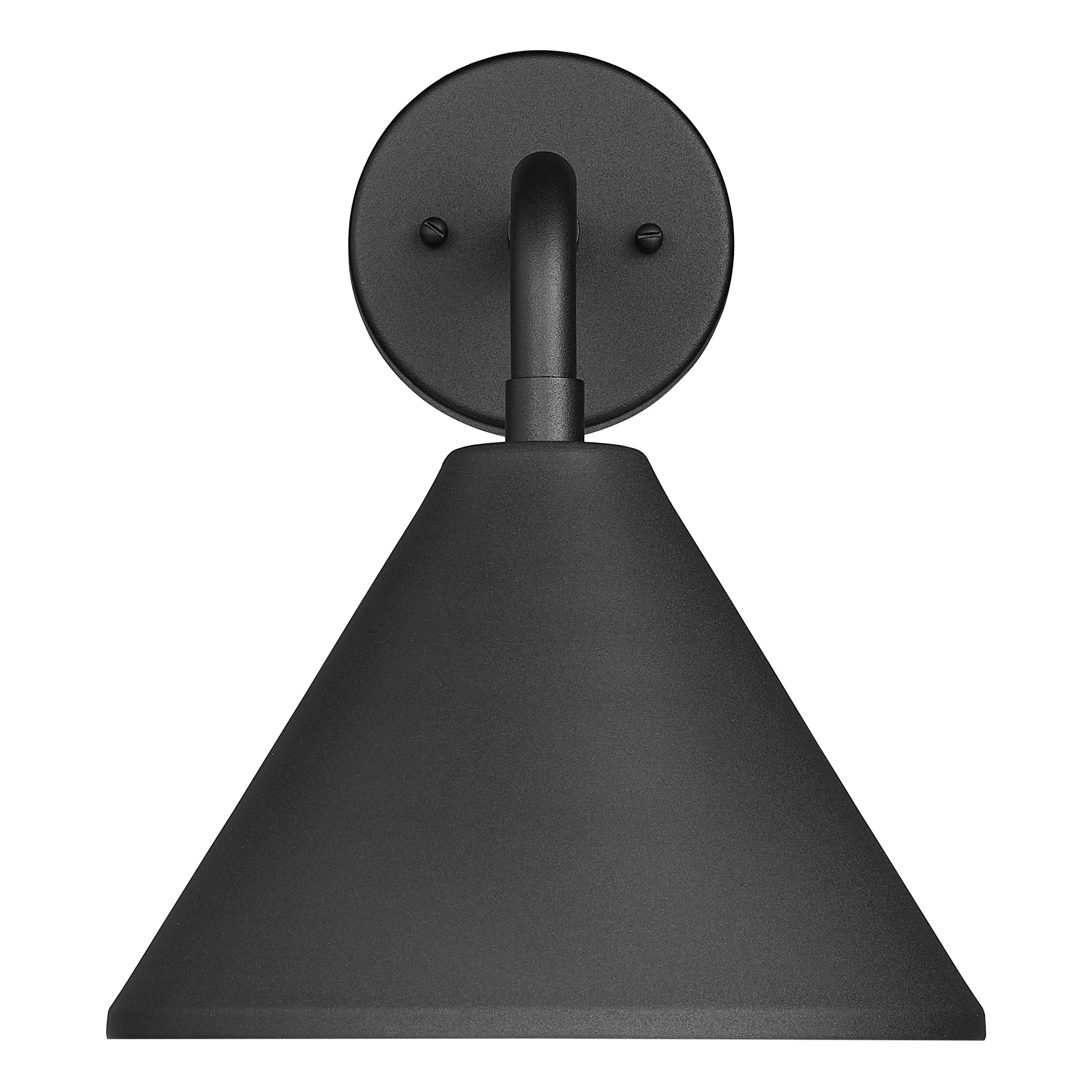 Axston Outdoor Wall Sconce - Textured Black - 11.84in. Extension - E26 Medium Base