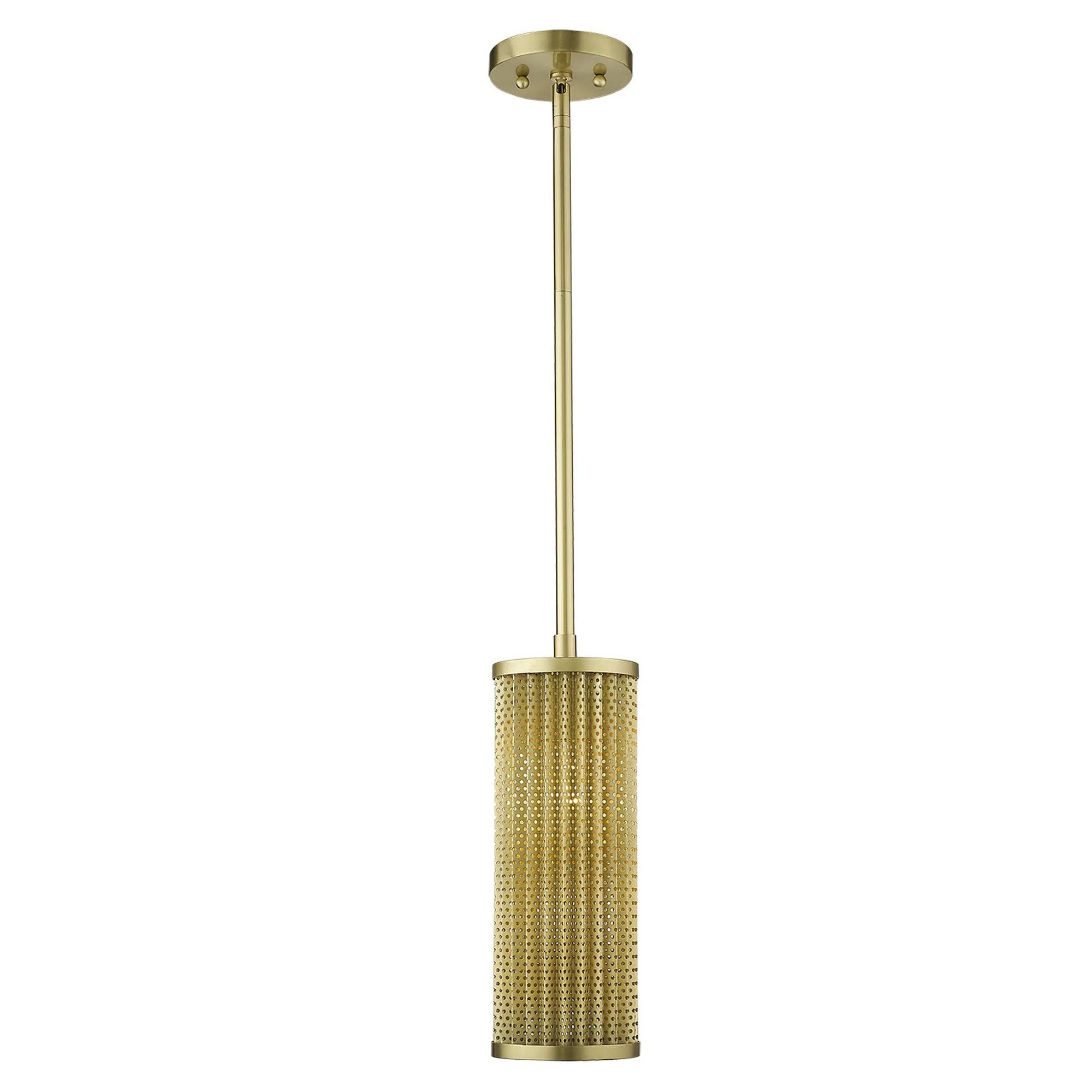 Basetti 1-Light Gold Pendant By Homeroots