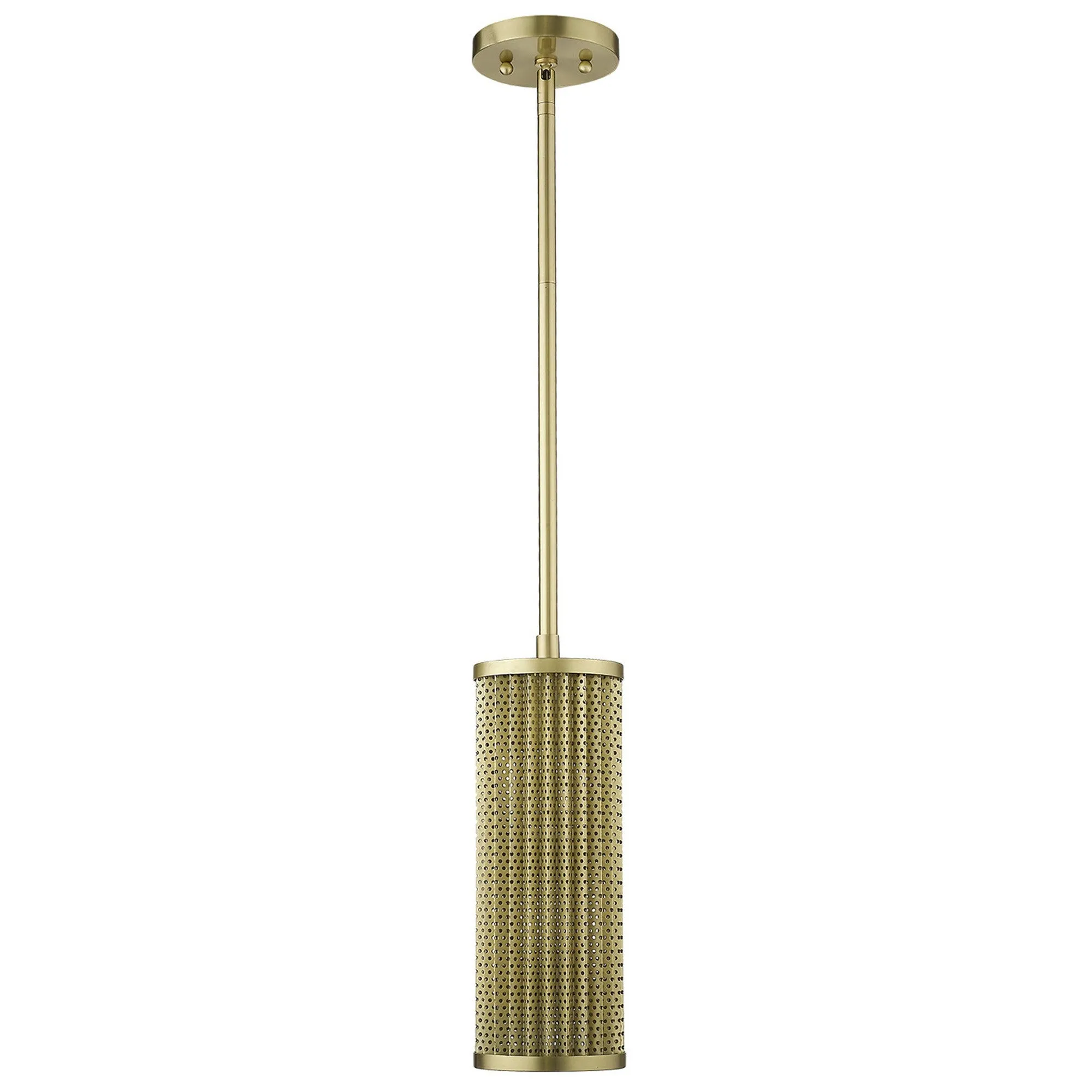 Basetti 1-Light Gold Pendant By Homeroots
