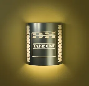 Bass Ind Clapboard Scone Light