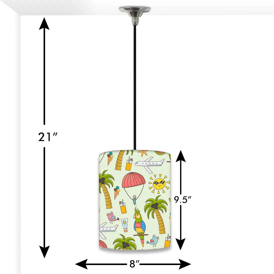 Beautiful Hanging Pendant Lamp - Beach View