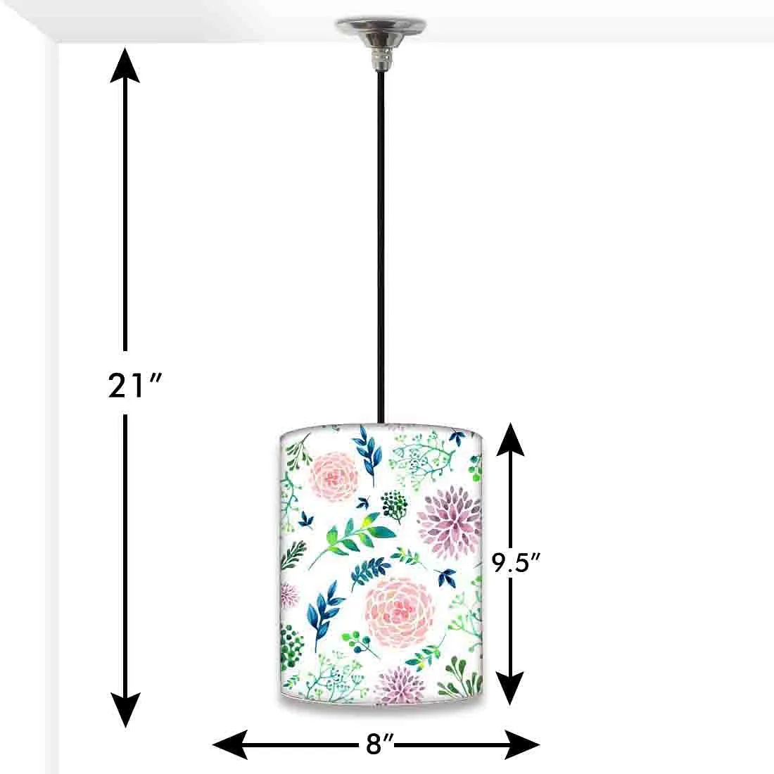 Bedside Ceiling Pendant Lamp - Cute Flowers
