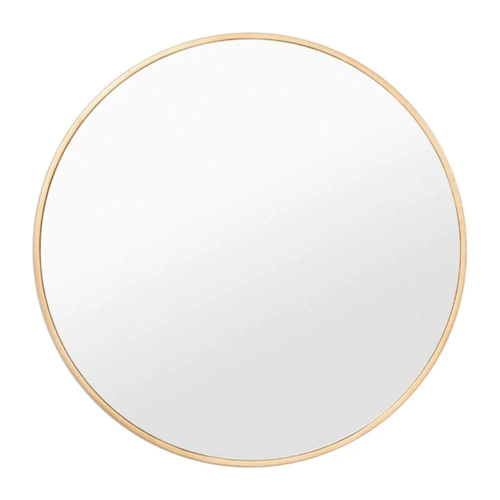 Bella Round Wall Mirror Brass 120CM