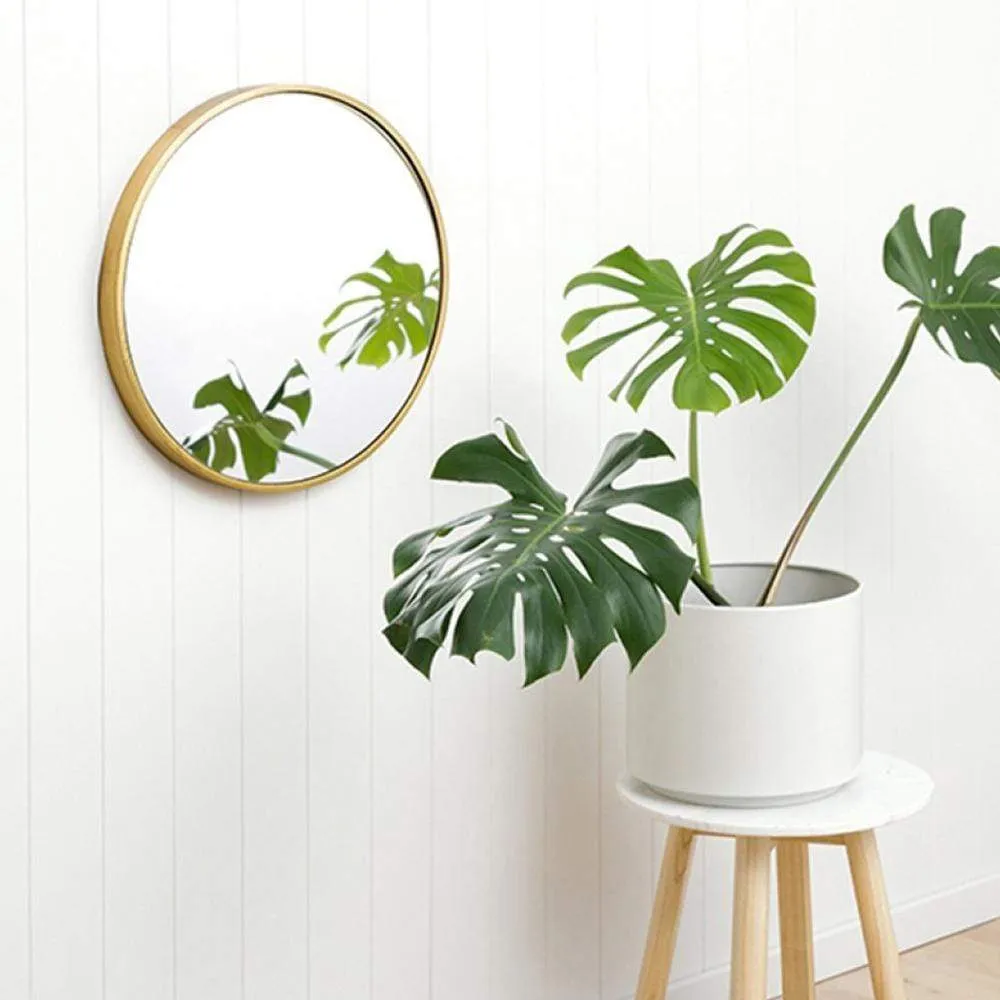 Bella Round Wall Mirror Brass 120CM