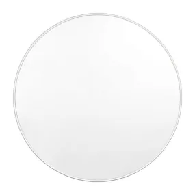 Bjorn Round Mirror Bright White 100CM