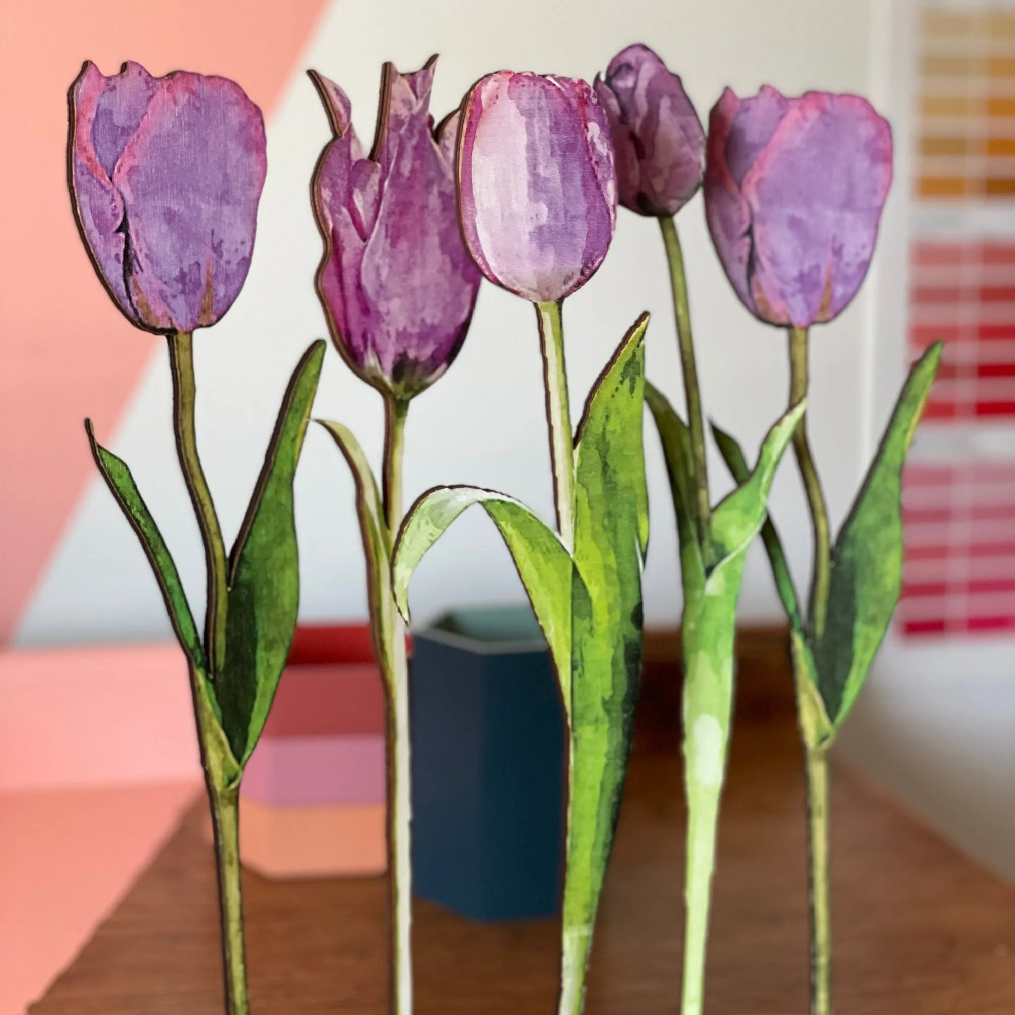 Bouquet of Wooden Flowers Gift