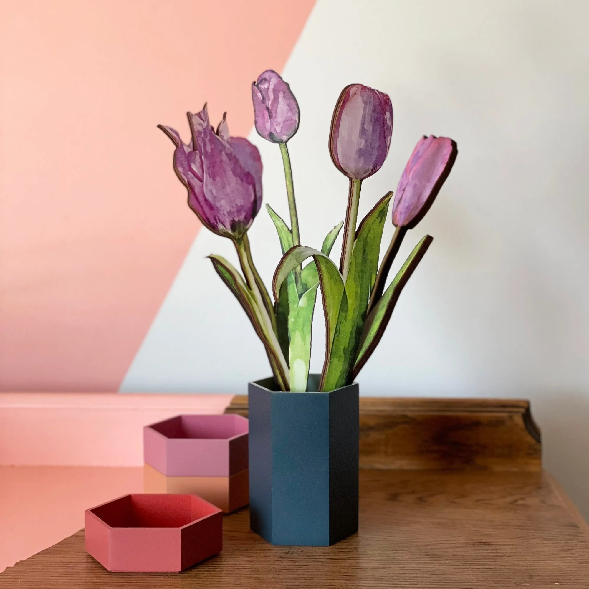 Bouquet of Wooden Flowers Gift