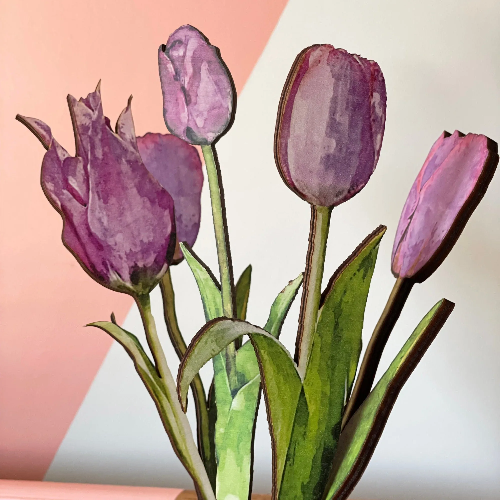 Bouquet of Wooden Flowers Gift