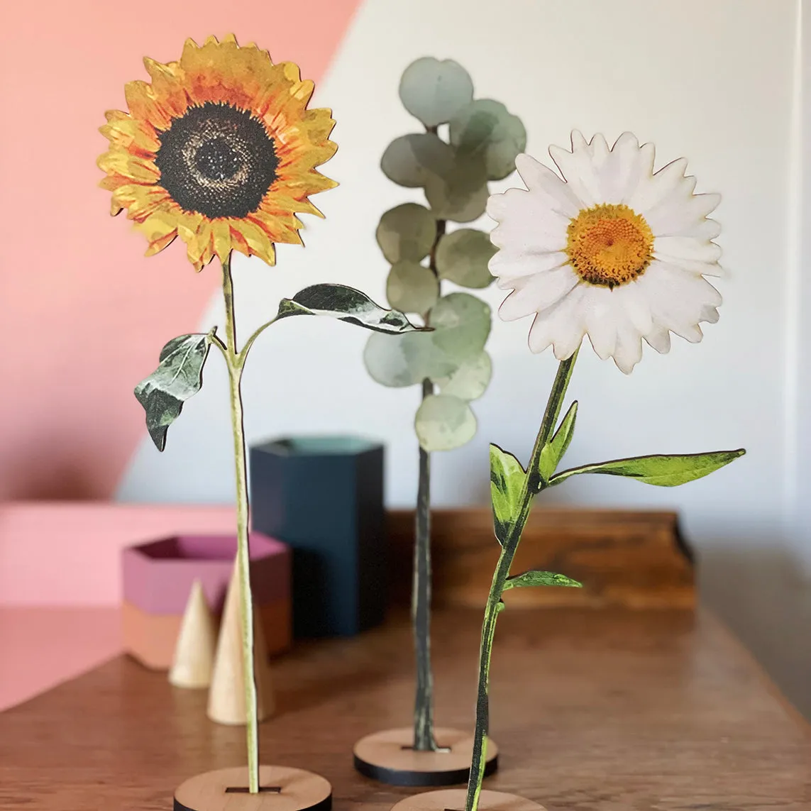 Bouquet of Wooden Flowers Gift
