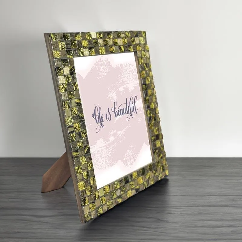Boxy Mosaic Photo Frame