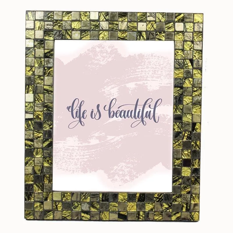 Boxy Mosaic Photo Frame