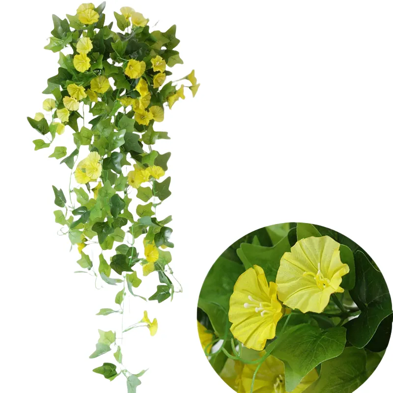 Bulk 39" UV Resistant Artificial Morning Glories Artificial Flower for Outdoors Wholesale