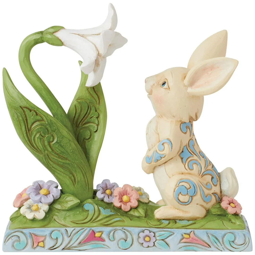 Bunny and Easter Lily 5.28"