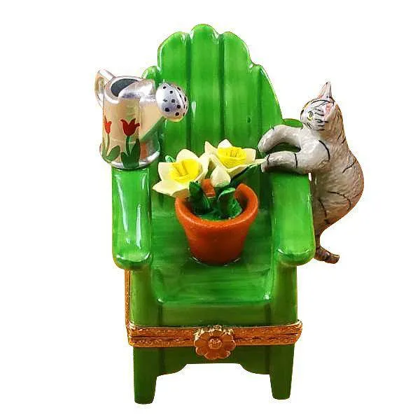Cats On Adirondack Chair Plant