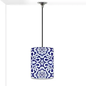 Ceiling Hanging Pendant Lamp Shade - Blue Tiles