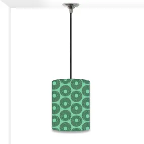 Ceiling Hanging Pendant Lamp Shade - Retro Green Art