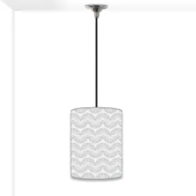 Ceiling Hanging Pendant Lamp Shade - Retro Grey Pattern