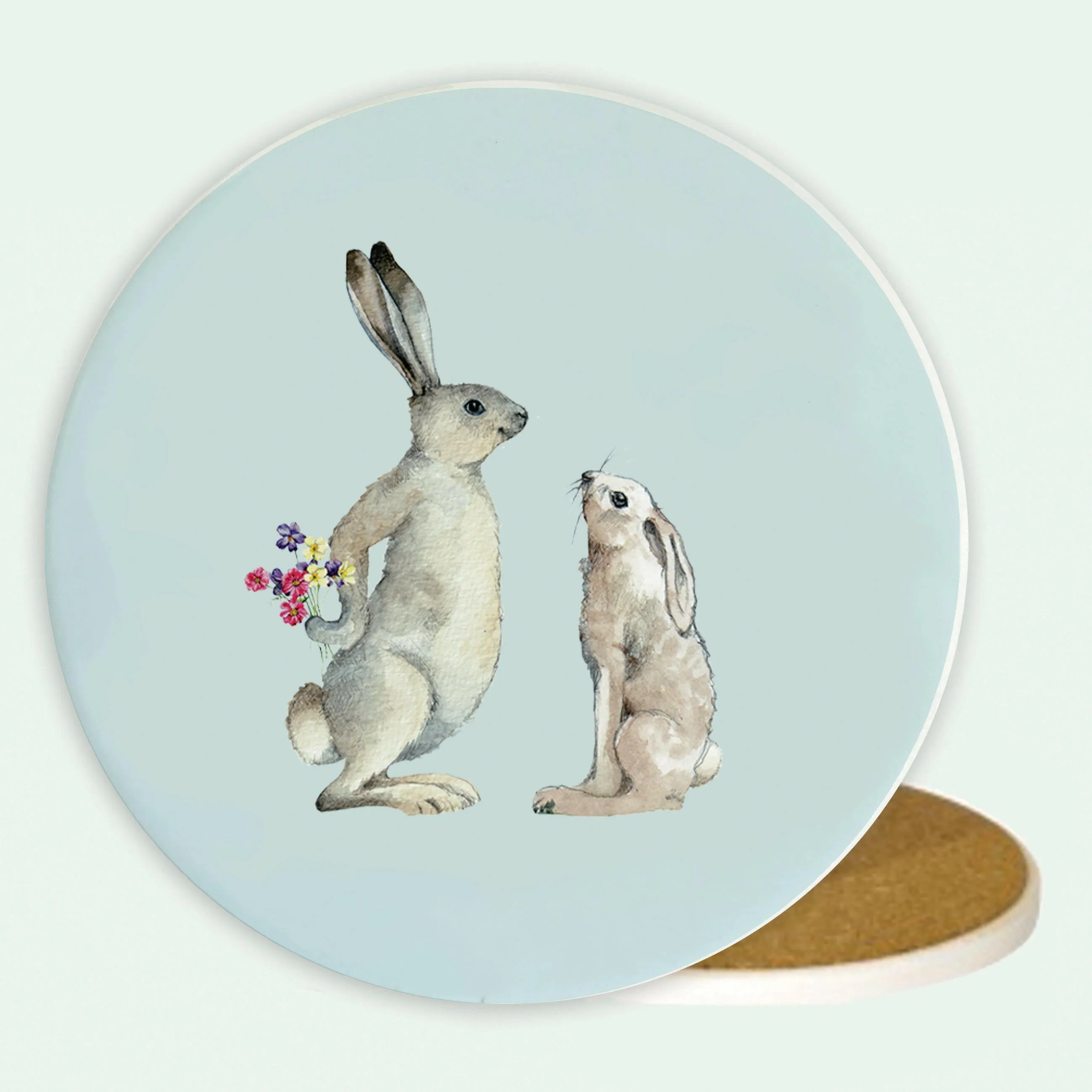 Ceramic Coaster - Hare