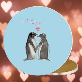 Ceramic Coaster - Penguins