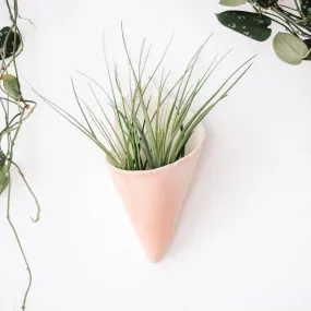 Ceramic Cone Wall Planters (No-Plant Multiple Colors)
