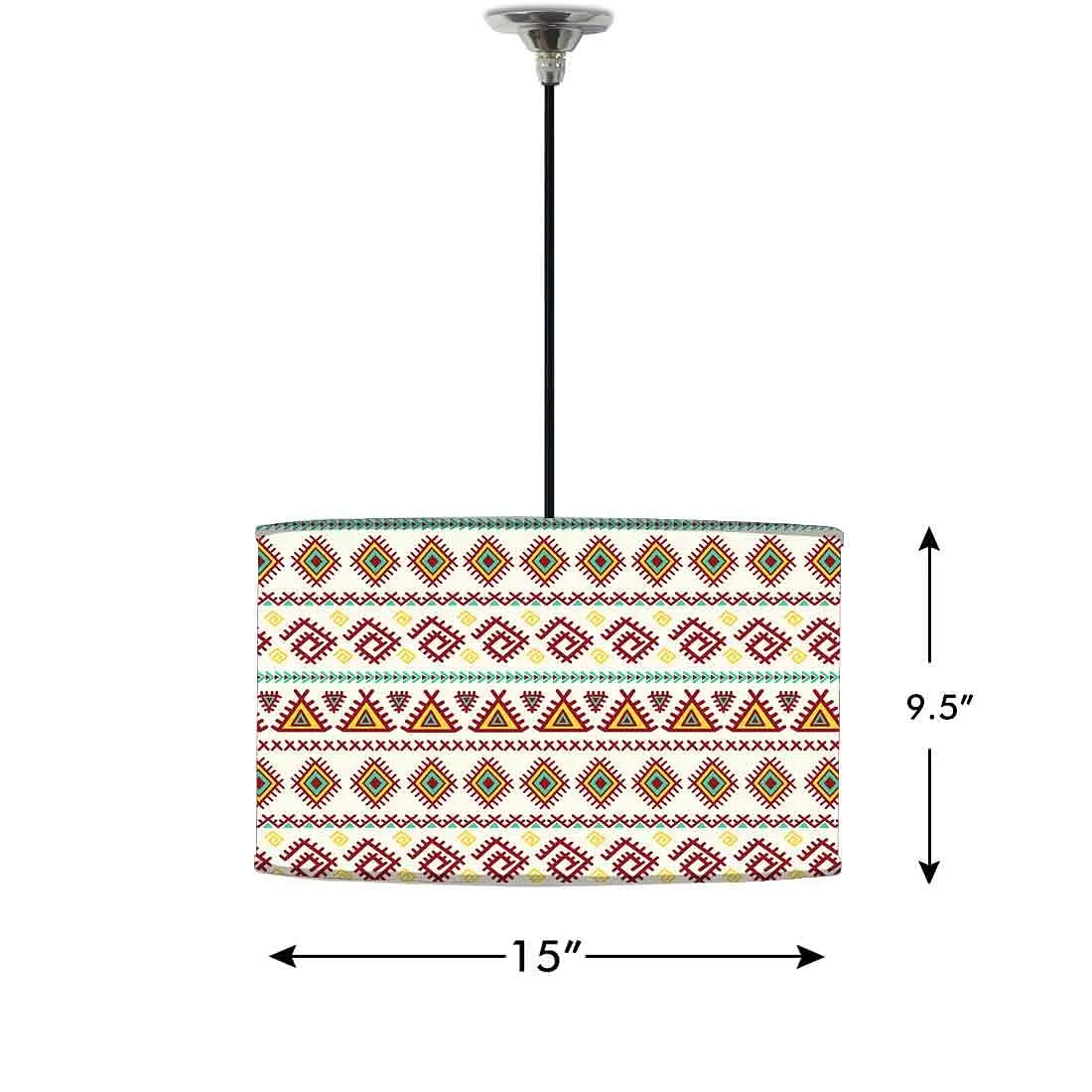 Chandelier Lights Lamps Drum Shade for Hall - 0001