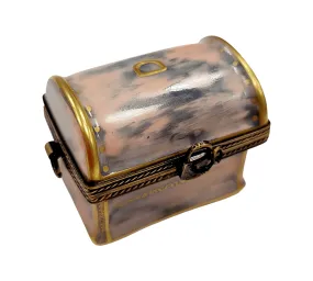 Chest Bronze Trunk Antique