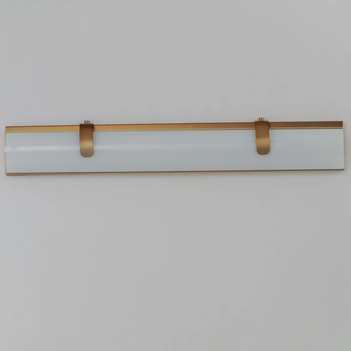 Clutch 30 in. 2 Lights LED Bath Bar Gold Finish
