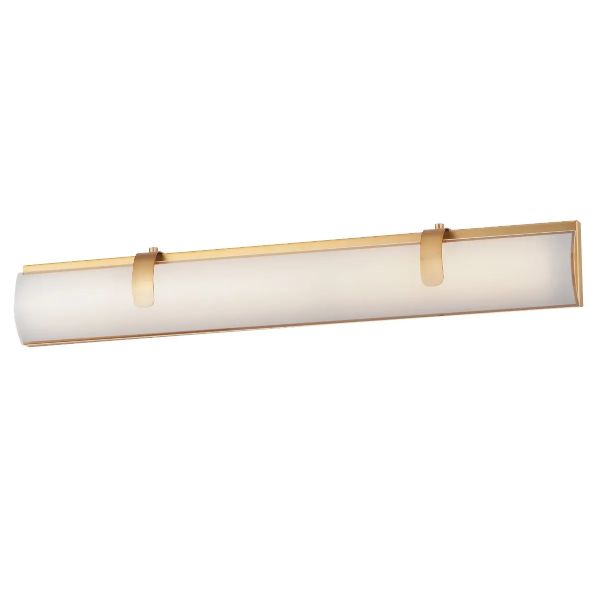 Clutch 30 in. 2 Lights LED Bath Bar Gold Finish
