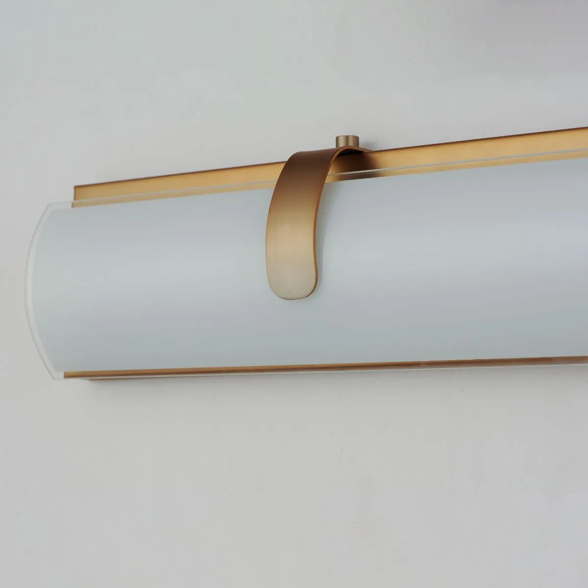 Clutch 30 in. 2 Lights LED Bath Bar Gold Finish