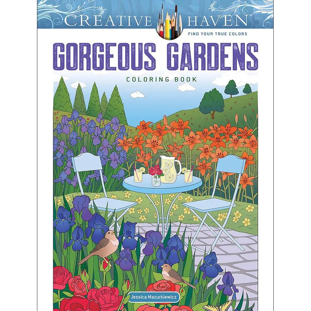 Creative Haven Colouring Book - Gorgeous Gardens