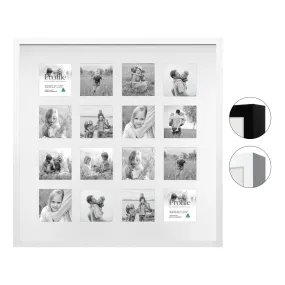 Decorator Insta Square Collage Photo Frame - 16 Photos (4x4in)