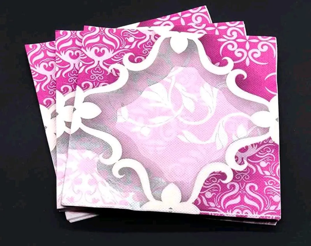Decoupage Paper Napkin Tissue/ Decoupage Tissue for Art & Craft work RANDOM DESIGN