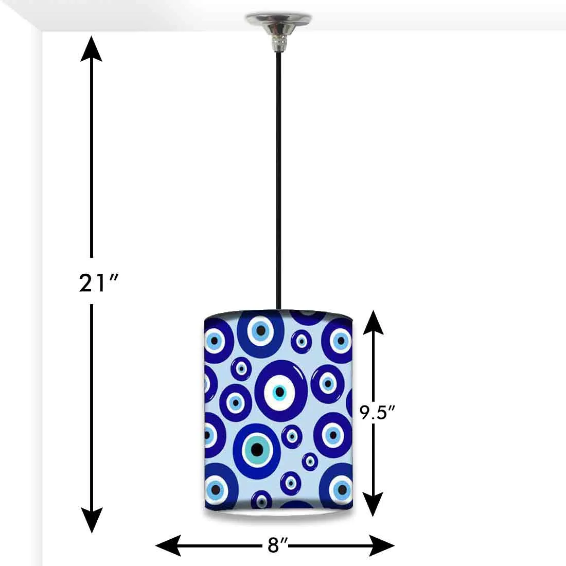 Designer Ceiling Hanging Pendant Lamp for Living Room - Evil Eye Protector